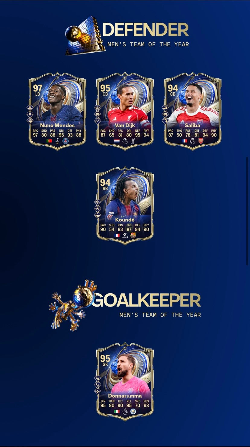 Stadiums TOTY 11 Pack™
