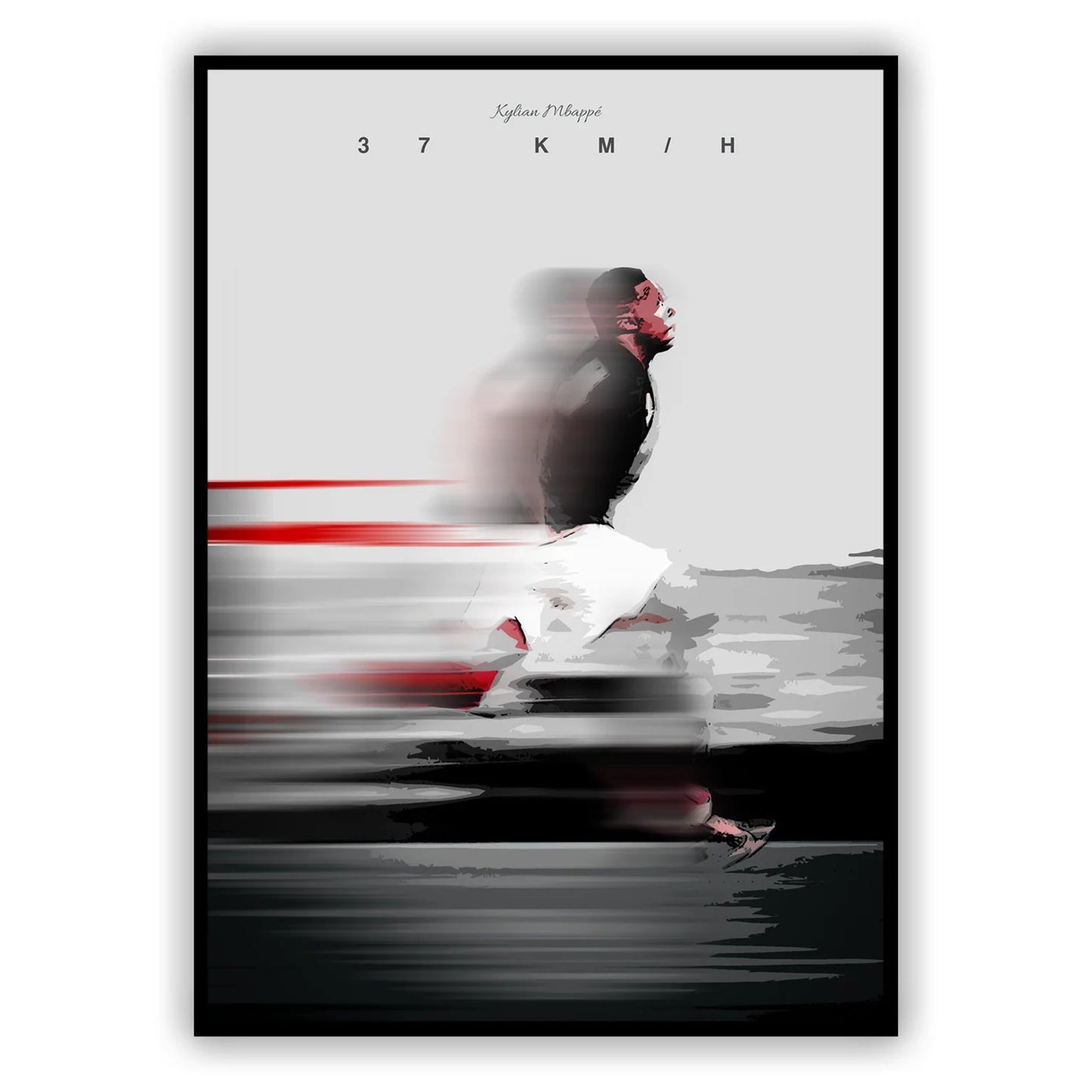 Mbappé - 37 km/h